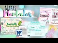 Mapas Mentales en Word💜🌸//Fernanda