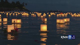 Emotional Lantern Floating Ceremony Returns To Hawaii