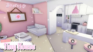 Adopt Me Pink House | Speed Build  Como Decorar La Casa Pequeña  Aesthetic  Tiny House | Roblox