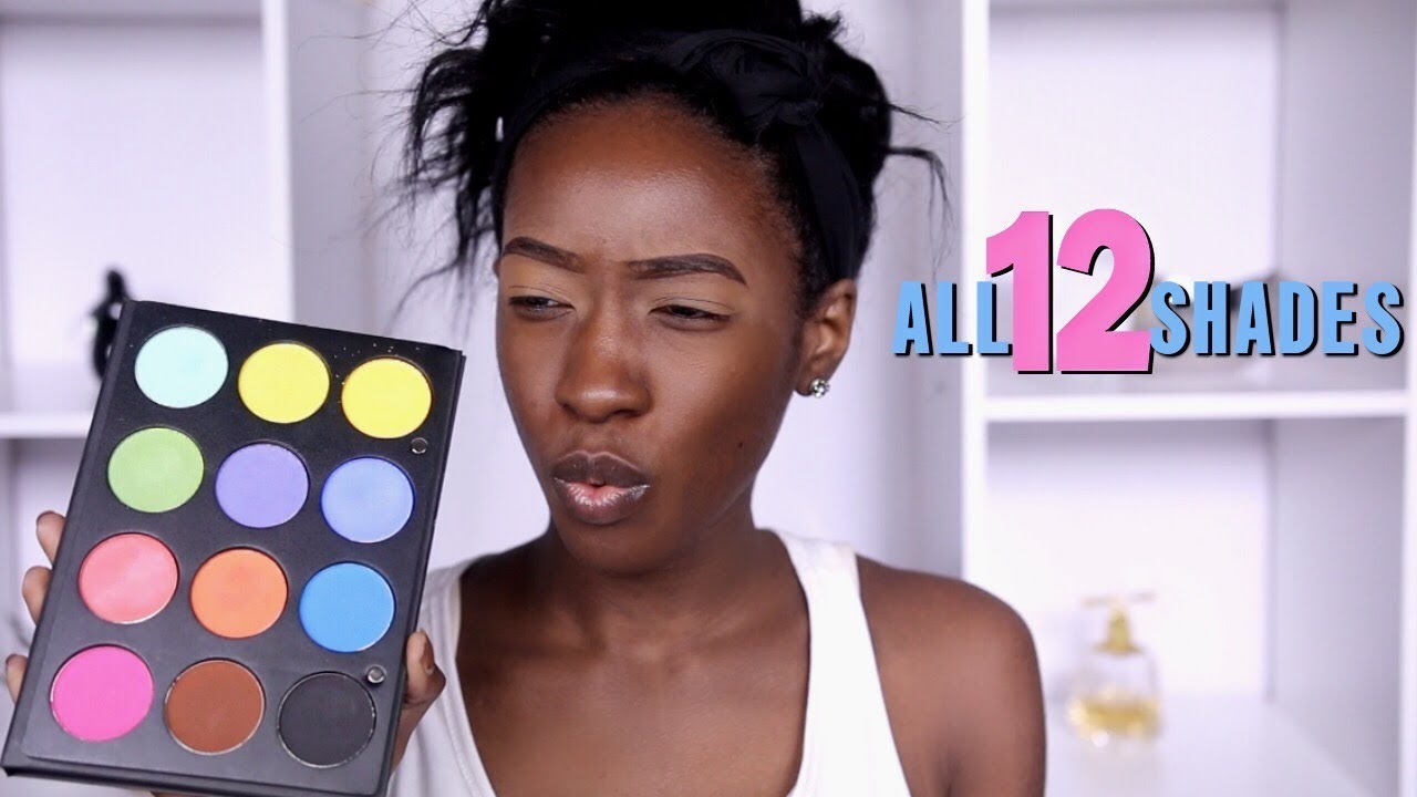 Using EVERY Eyeshadow in the Palette Challenge!!