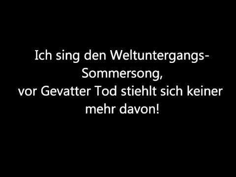 Y-Titty - Der Letzte Sommer Lyrics