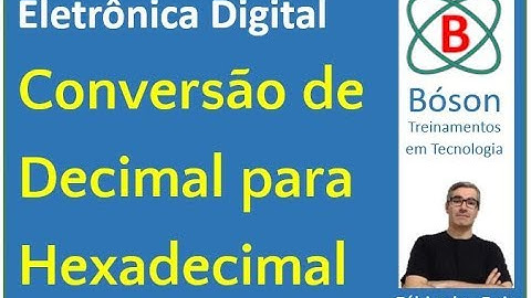 Como converter números da base 10 para a base 16 (decimal para hexadecimal)