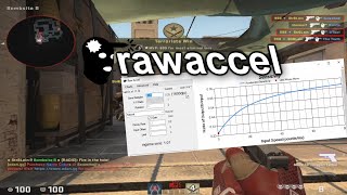 Creating artificial stopping power for CSGO by using Rawaccel