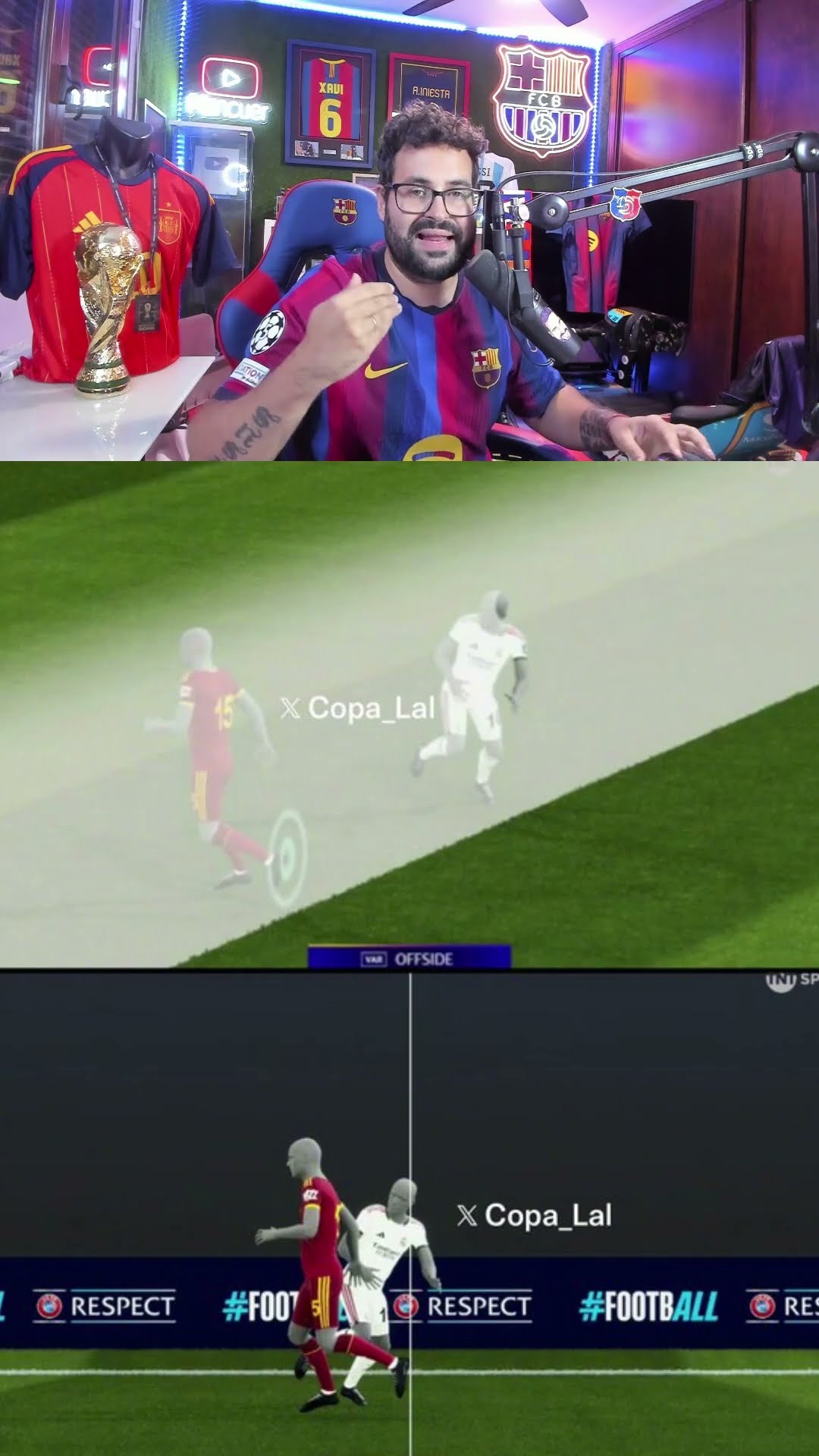 Gol anulado a Mbappé #mbappe #realmadrid #mancuer #fueradejuego  #shortvideo