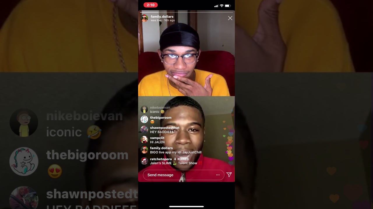 Family.dollars Instagram live 12/6/19
