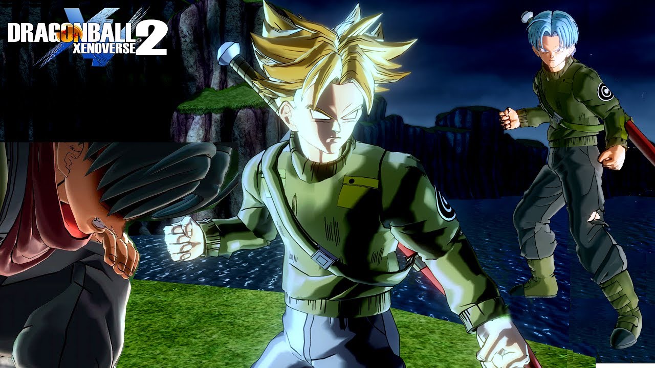 Super Saiyan Rage Trunks DLC 4 MOD Gameplay Dragon Ball Xenoverse 2
