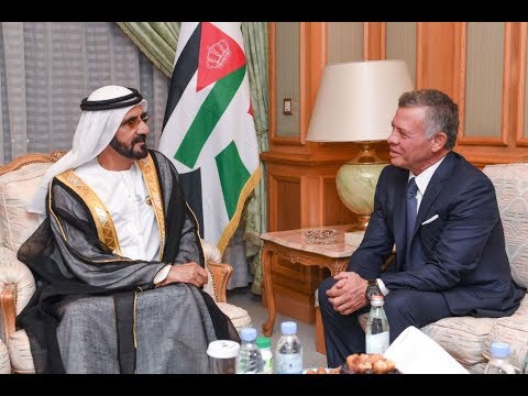 محمد بن راشد يلتقي عبدالله الثاني في مكة المكرمة