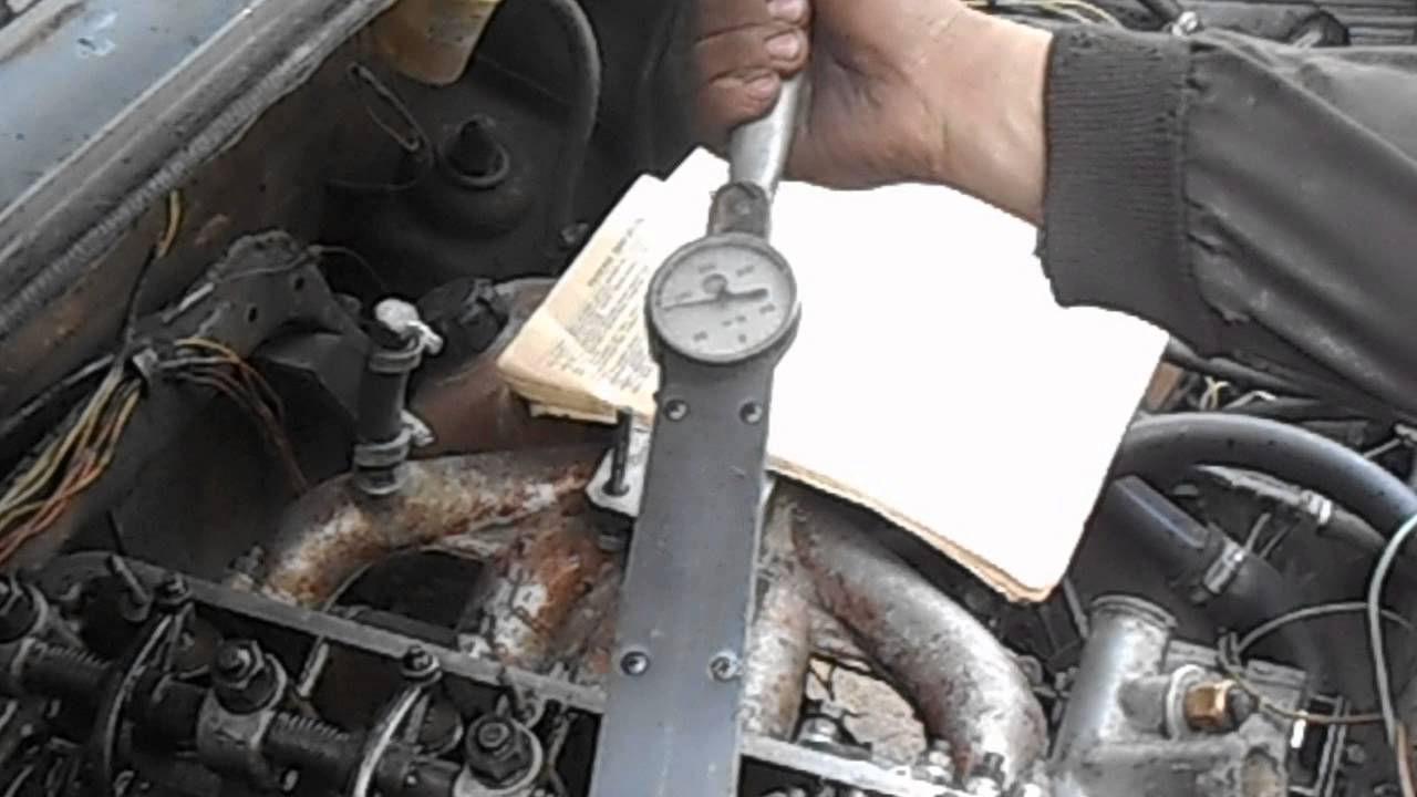 Затяжка ГБЦ УЗАМ 412 - YouTube