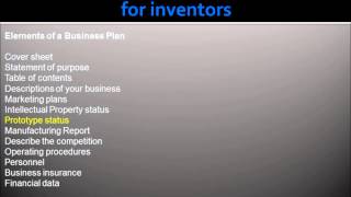 Business Plan: An Important Tool for Inventor&#39;s Success