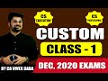 CUSTOM REVSION CLASS - 1 | CS EXC & PROF | DEC 2020 I CA VIVEK GABA | NOTES ON TELEGRAM