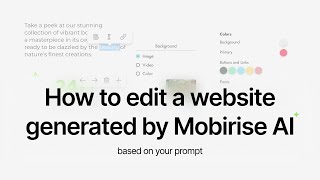 How to edit your Mobirise AI project using the app screenshot 5