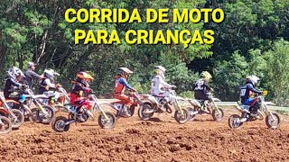 Crianças de Moto - Campeonato Brasileiro de Motocross 2023 - 1a etapa categoria 50 cc