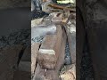 The Initial Shaping Process of a Strong and Durable Digging Tool #blacksmithing #forgingprocess