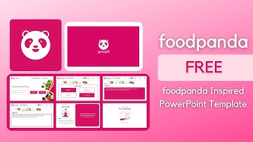 foodpanda Inspired PowerPoint Template [ FREE ] | Claire
