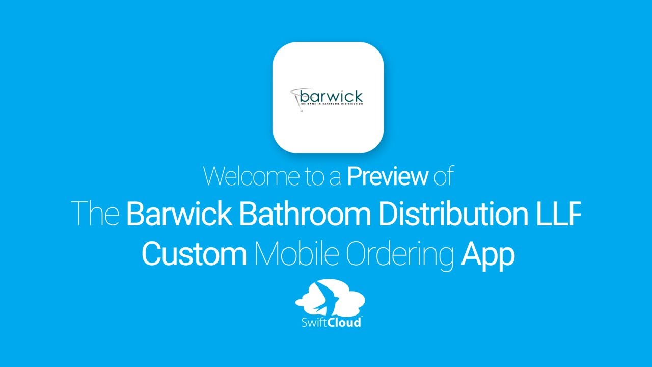 Barwick Bathroom Distribution LLP - Mobile App Preview - BAR484W - YouTube