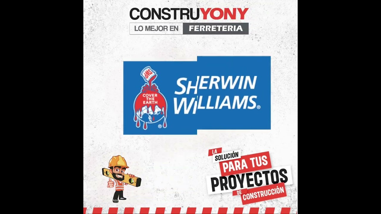 Pintura Sherwin Williams Excello latex la encuentra en Ferreteria CONSTRUYONY 