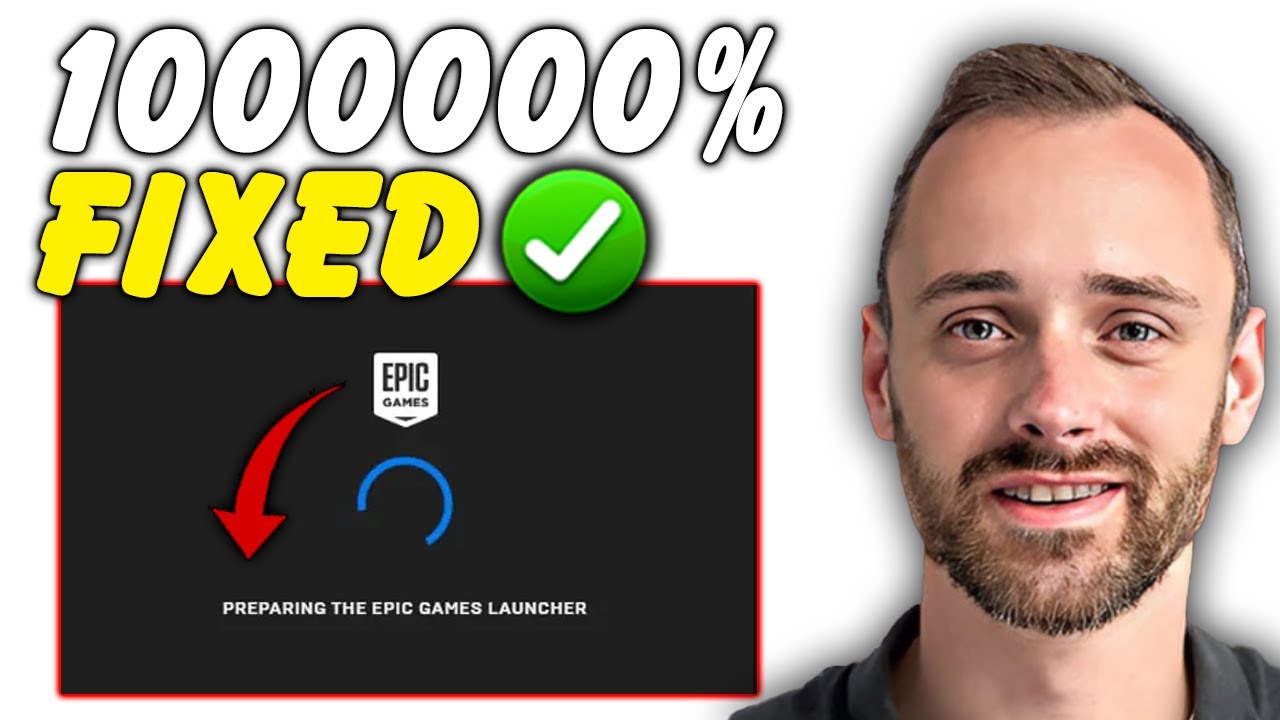 How To Fix Epic Games Launcher Preparing | Step By Step - YouTube