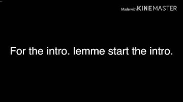 My new intro made by 7uke Creator