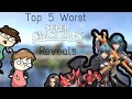 Top 5 worst smash bros reveals ft yoshosaga