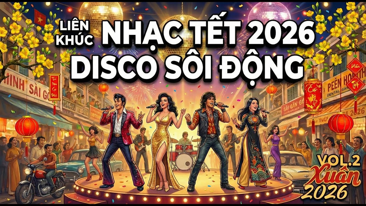 Nghe Là Thấy Tết! - NHẠC TẾT 2026  DISCO SÔI ĐỘNG | Album Vol.2 -  PhongBlaze