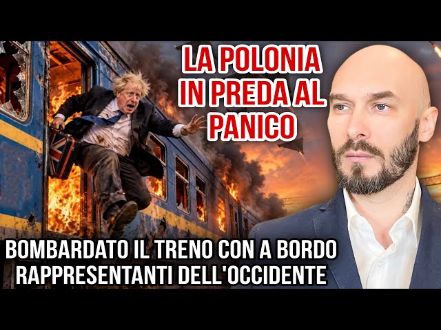 ‼️LA POLONIA IN PREDA AL PANICO - BOMBARDATO IL TRENO CON A BORDO RAPPRESENTANTI DELL’OCCIDENTE