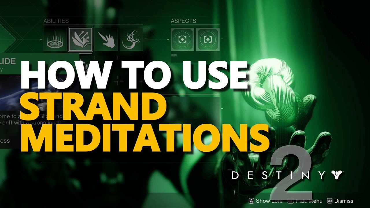 How To Get More Strand Meditations Destiny 2