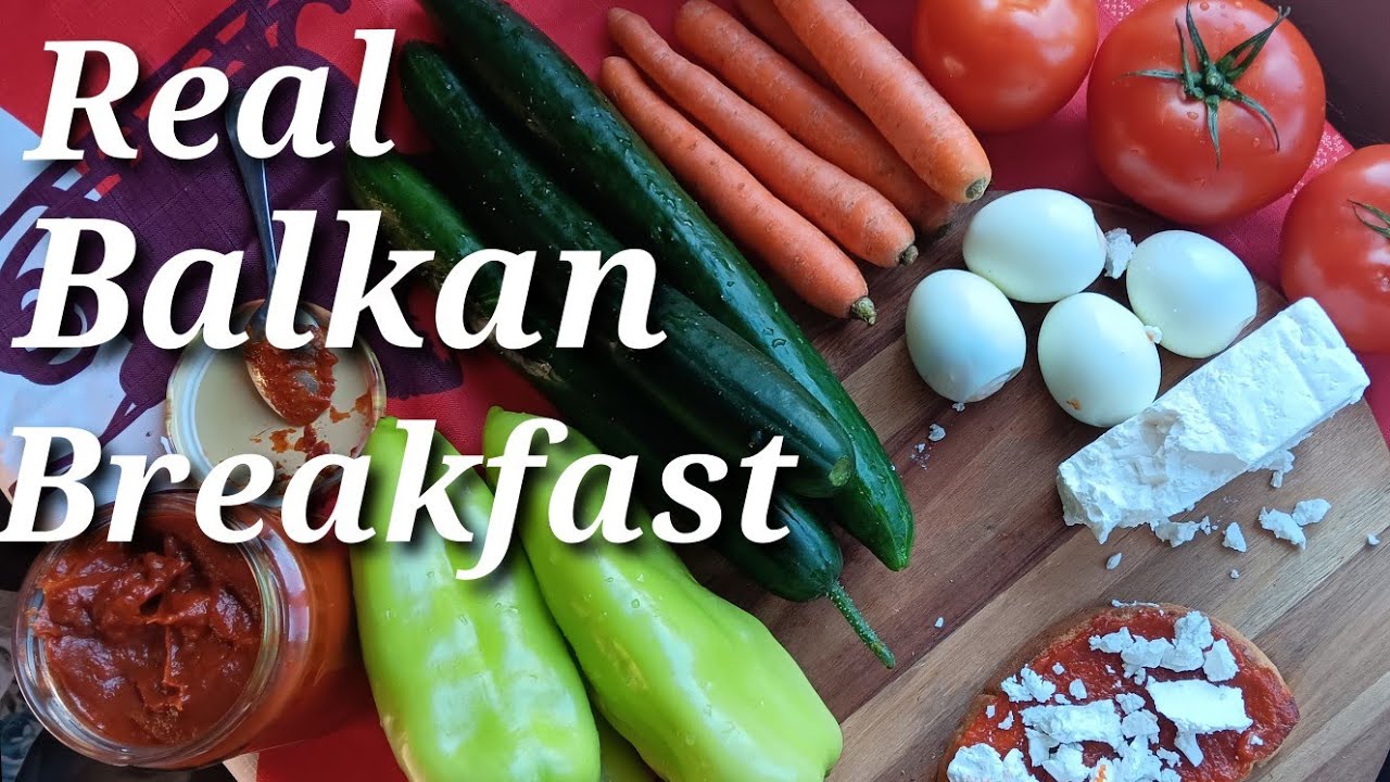ASMR REAL BALKAN BREAKFAST Eating Sounds No Talking 