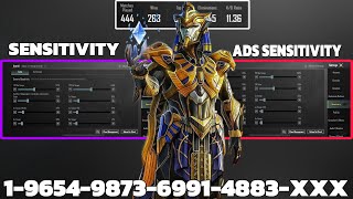 BGMI New 3.8 Update  Zero Recoil Settings for Gyro + Non-Gyro | Sensitivity Code 2025