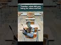 Who here have a quiet kid in there classroom #funny #school #quietkid #pov