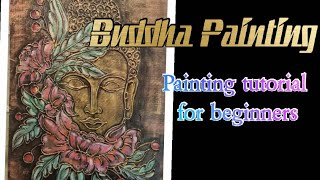 Buddha painting| painting for beginners| easy painting ideas screenshot 4