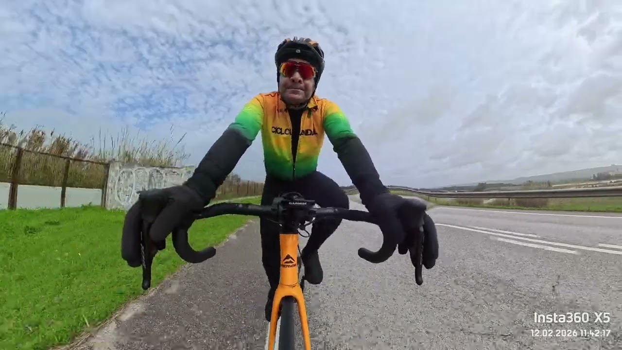 Parte 7/8 Versão Insta360X5 Caldas》Pataias 》Caldas 12 02 2026