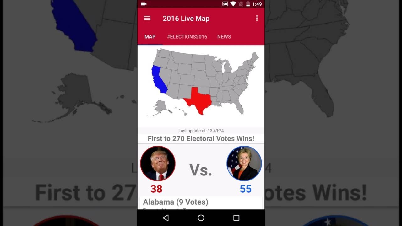 Live Elections Map for Android