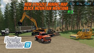 New Console Mining Map Black Mountain Montana pt.2 | Farming Simulator 22 #fs22 #farmingsimulator22