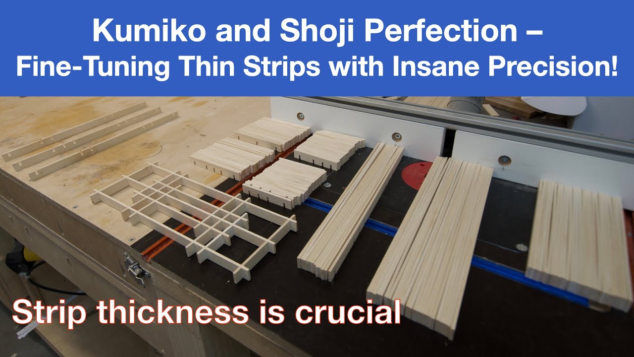 Kumiko and Shoji Perfection | Fine Tuning Thin Strips with Insane Precision!