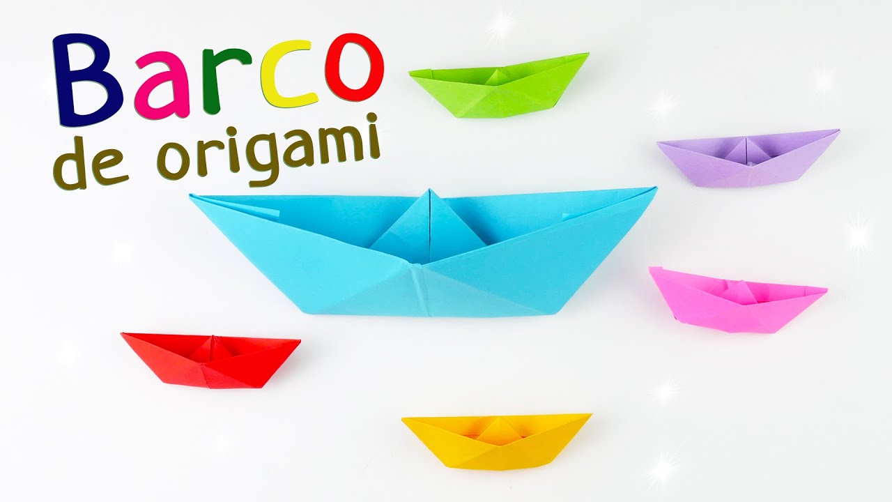 Cómo hacer un barco de papel. [Origami fácil] YouTube