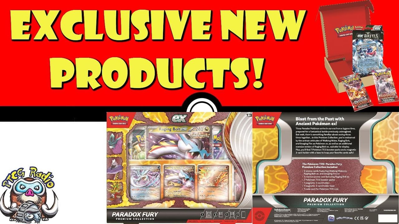 pokemon tcg paradox fury premium collection cards Amazon main image 1