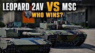 Leopard 2AV vs MSC | Who Wins? | Offline Battle | War Thunder Mobile
