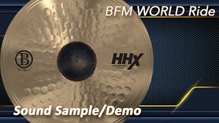 Sabian 22' HHX Brian FrasierMoore World Ride Cymbal (BFM) Sound Sample/Demo @SabianVault