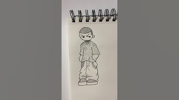 Part 7 | Simple graffiti character. #easydrawing #shorts  #graffitiart #tutorial #fyp