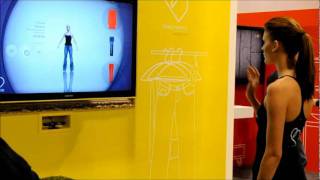 Virtual clothing shopping @ CES 2012 Consumer Electronics Show Las Vegas