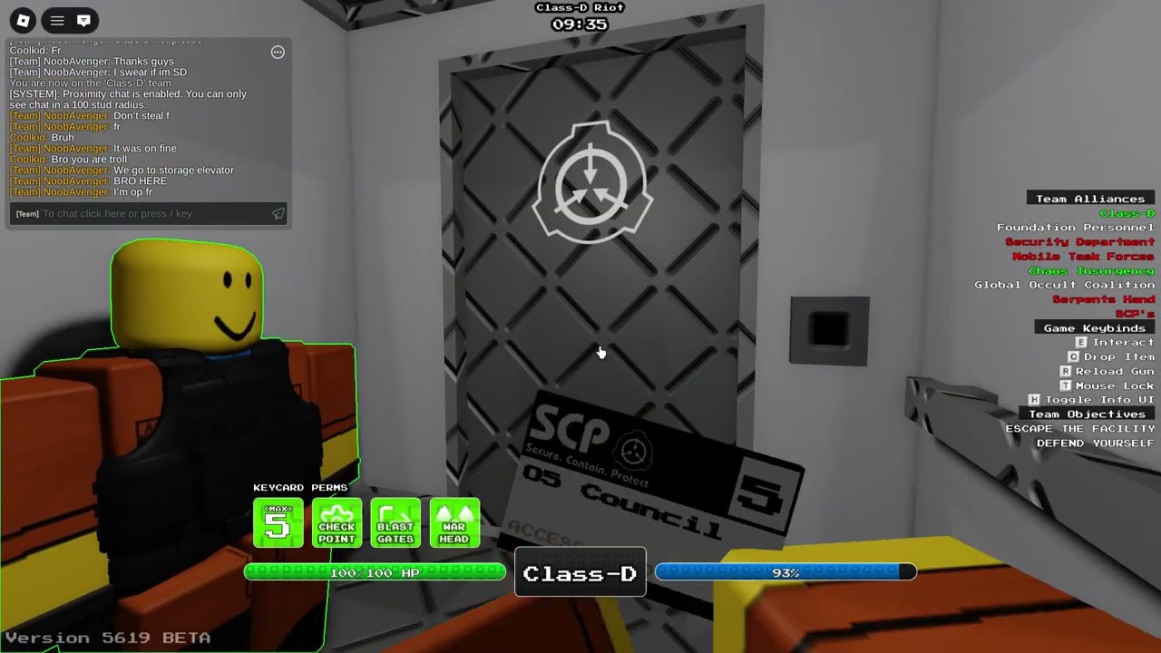 SCP Retrobreach - Class-D riot escape.