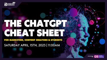 ChatGPT Prompts & Other AI Tools for Marketers, Content Creators and Students | Digital Jamaica Live