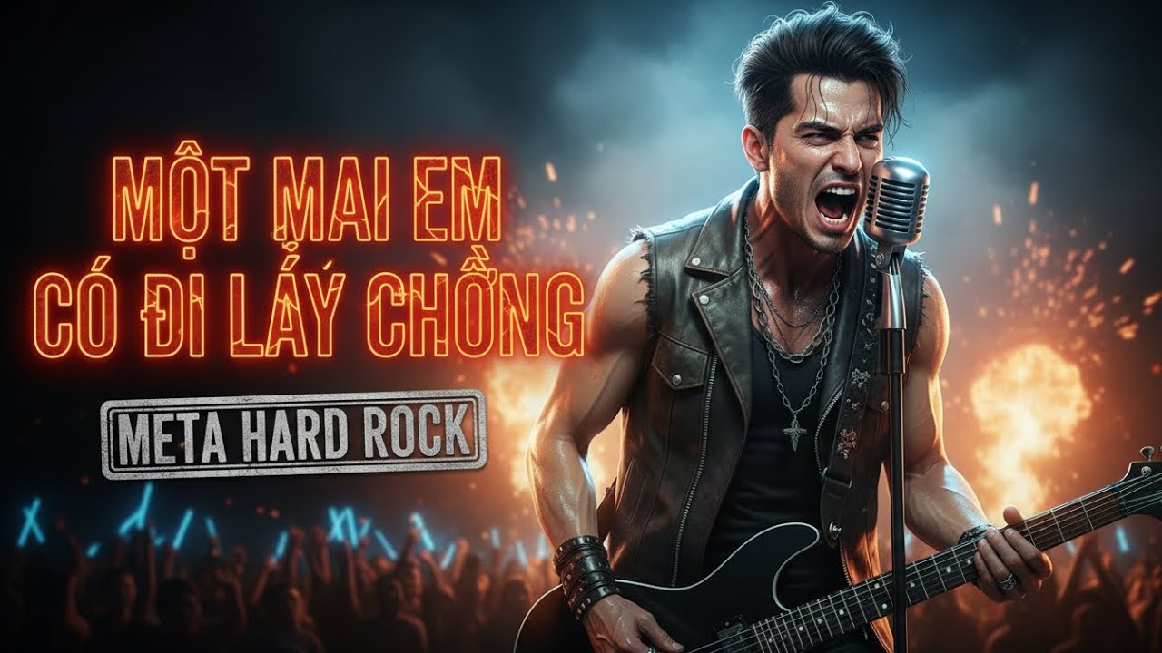 Một Mai Em Có Đi Lấy Chồng - Meta Hard Rock Cover | Nghe Cực Đã | AI Music