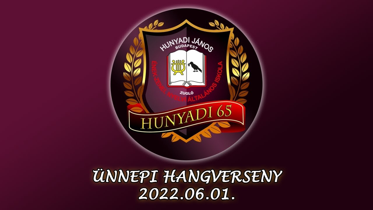 Ünnepi hangverseny 2022.06.01. - Hunyadi János Ének-zenei, Nyelvi Általános Iskola - Hunyadi 65.