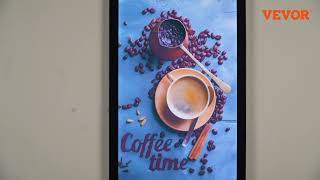 VEVOR LED Poster Frame: Transform Your Ads with Brilliant Backlit Display!