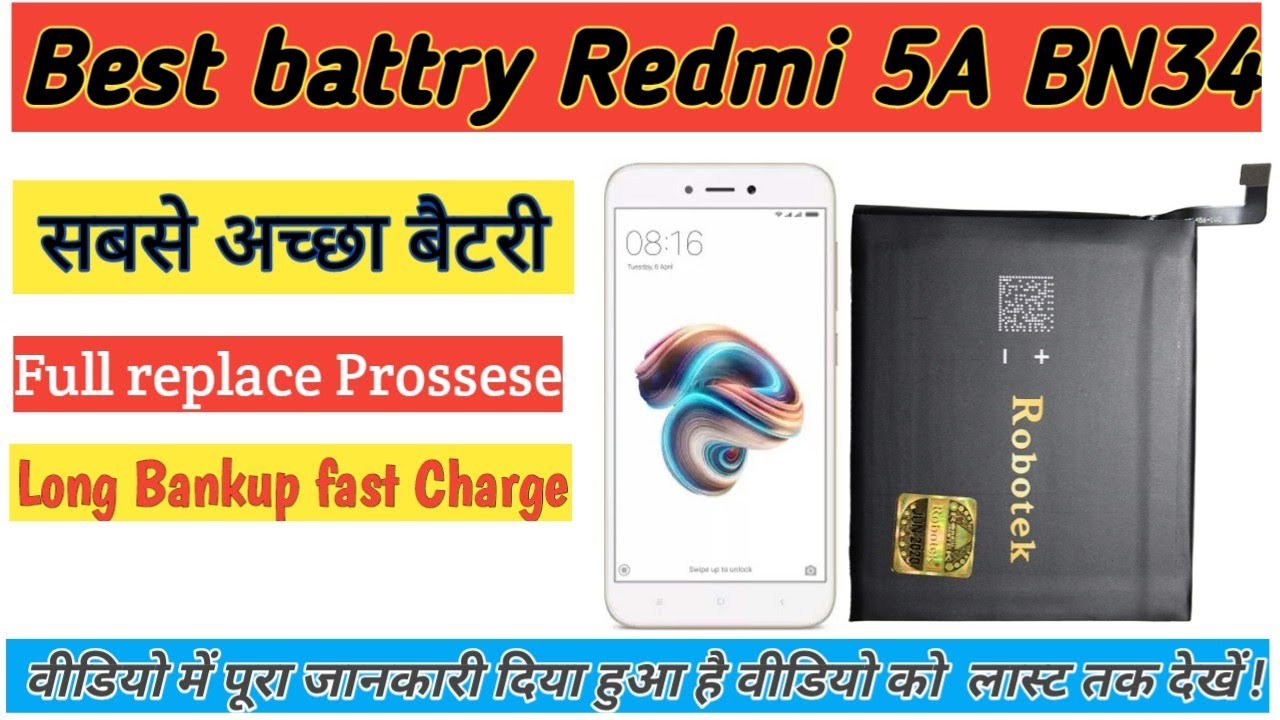 Best Battery Redmi 5A Robotek Replenishment