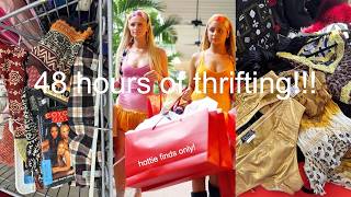 48 hours of THRIFTING in Palm Springs (1 epic flea market, 3 vintage spots + 4 thrift stores!!!)