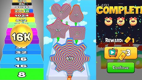 2048 | Level 777 : Layer Man 3D vs Merge Number Run Master vs Number Ball 3D Merge Satisfying Games