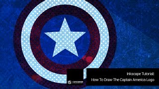 Inkscape Tutorial Captain America Icon Design