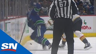 Nick Holden Lays Dirty Hit On Josh Leivo, No Penalty Is Called